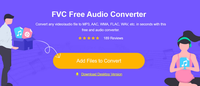 Convertidor de audio gratuito FVC Agregar archivos