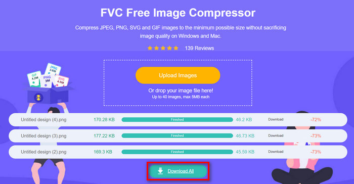 Descarga gratuita del compresor de imágenes FVC