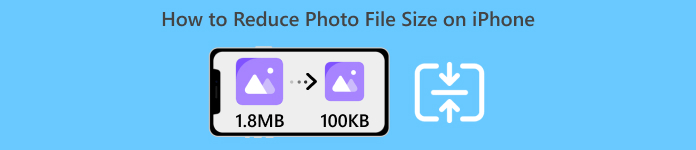 iPhone पर फोटो फ़ाइल का आकार कैसे कम करें