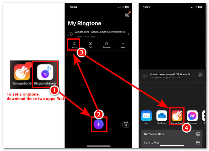 Abra la aplicación Ringtone Maker