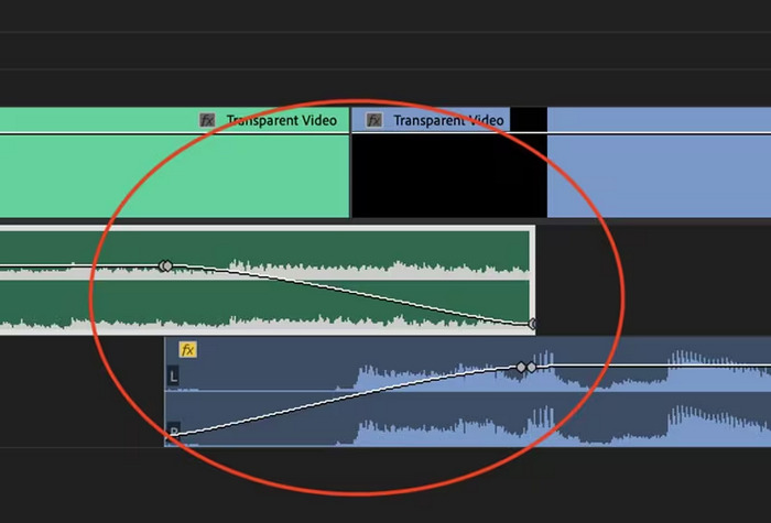 Premiere Pro 淡入淡出音訊恆定功率