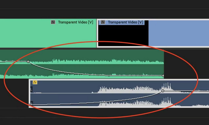 Premiere Pro Fade Audio Fade Eksponensial