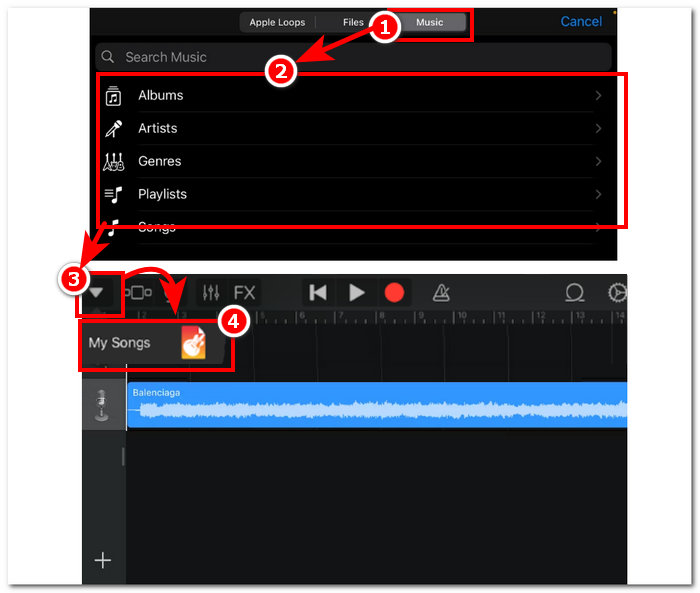 Select An Existing Song