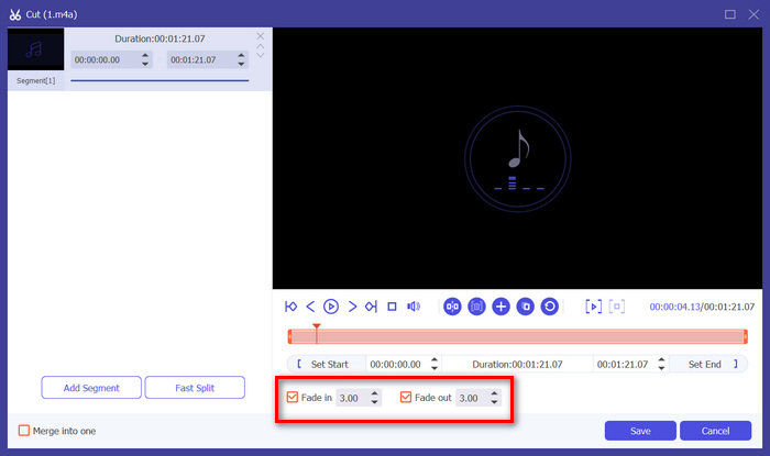 Video Converter Ultimate Fundido de entrada y salida