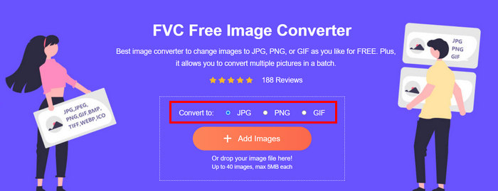 Fvc Free Image Converter Alegeți formatul