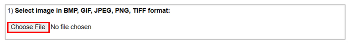 Imgonlinetool Choose File