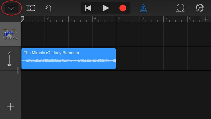 Creatore di suonerie per iPhone Garageband