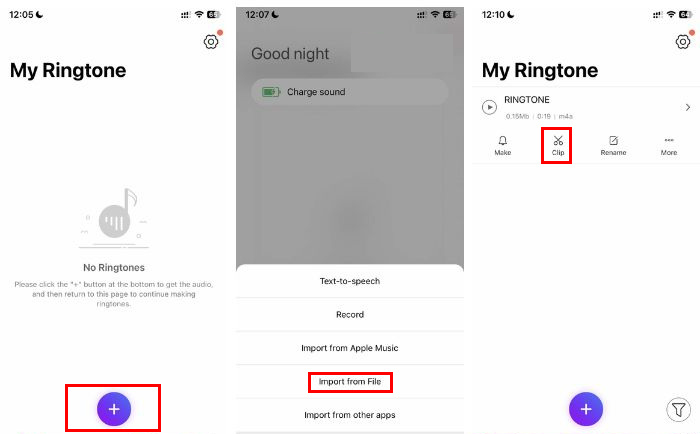 铃声制作器 Ring App 导入文件