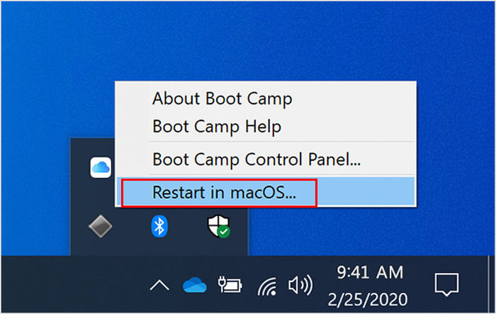 Redémarrer MacOS