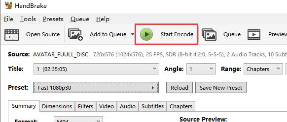 Rip Dvd Dengan Handbrake Start Encode