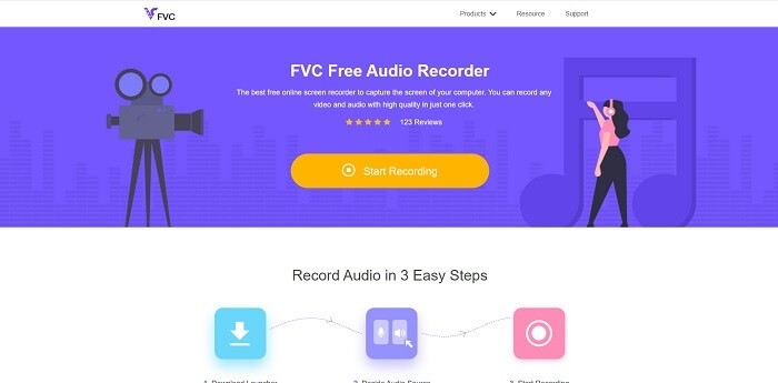 Grabador de audio gratuito FVC 