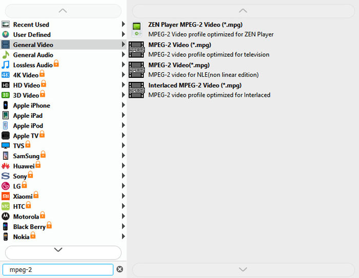 how to convert mpg to mpeg 2