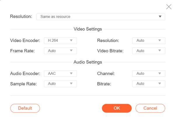 Cambiar la configuración de Vidoe