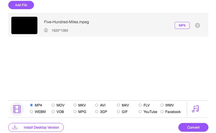 how to convert flv files to mpeg files