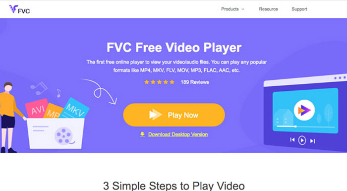 Trình phát video trực tuyến FVC