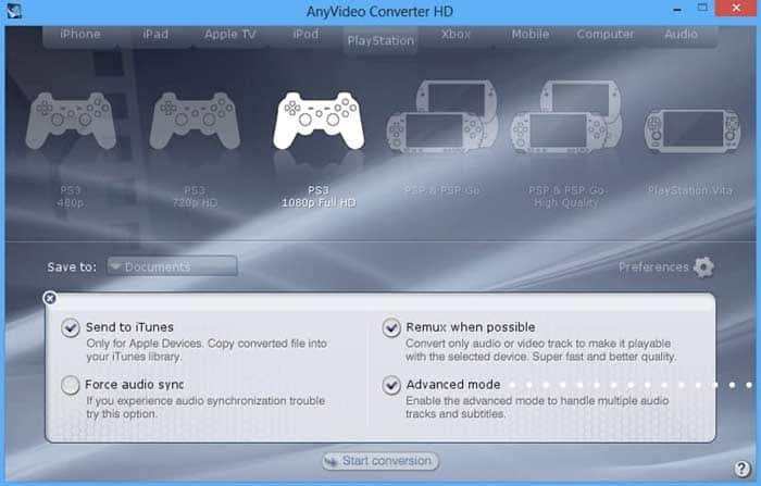 Anyvideoc Converter HD