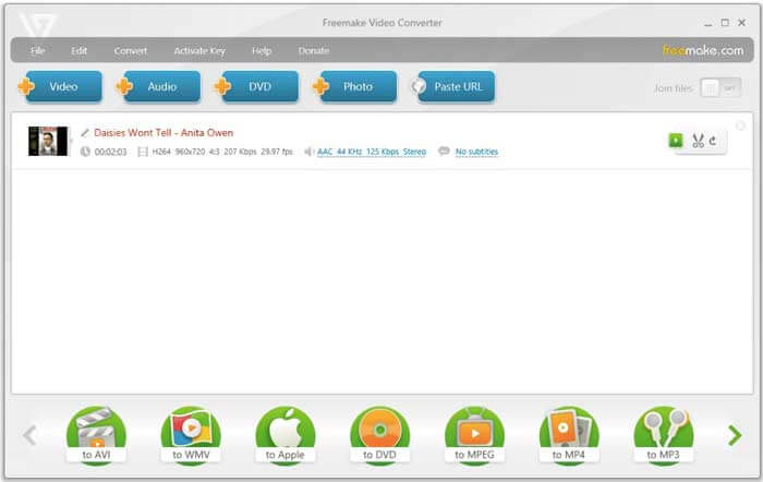 Convertor video Freemake