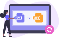 Konverter FLV ke MP4 Desktop Gratis