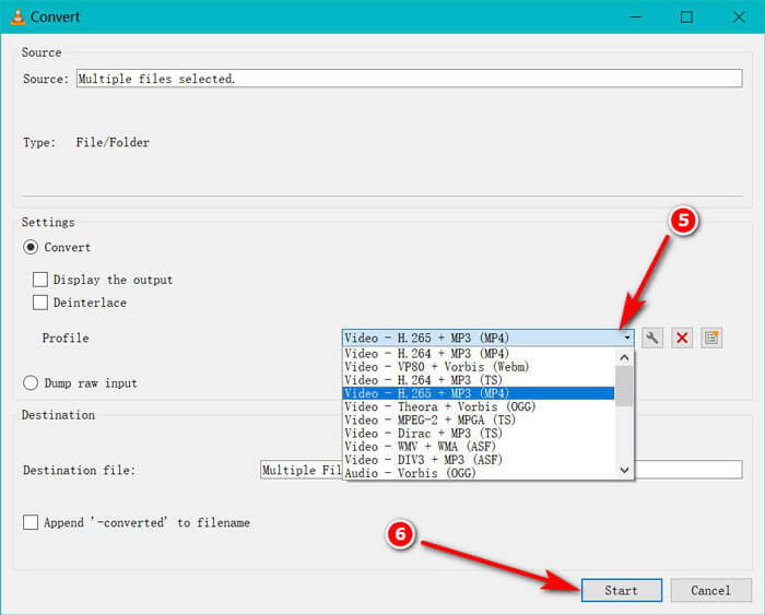 Convertir M4V en MP4 VLC