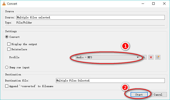 Tukarkan WAV ke MP3 Dalam VLC