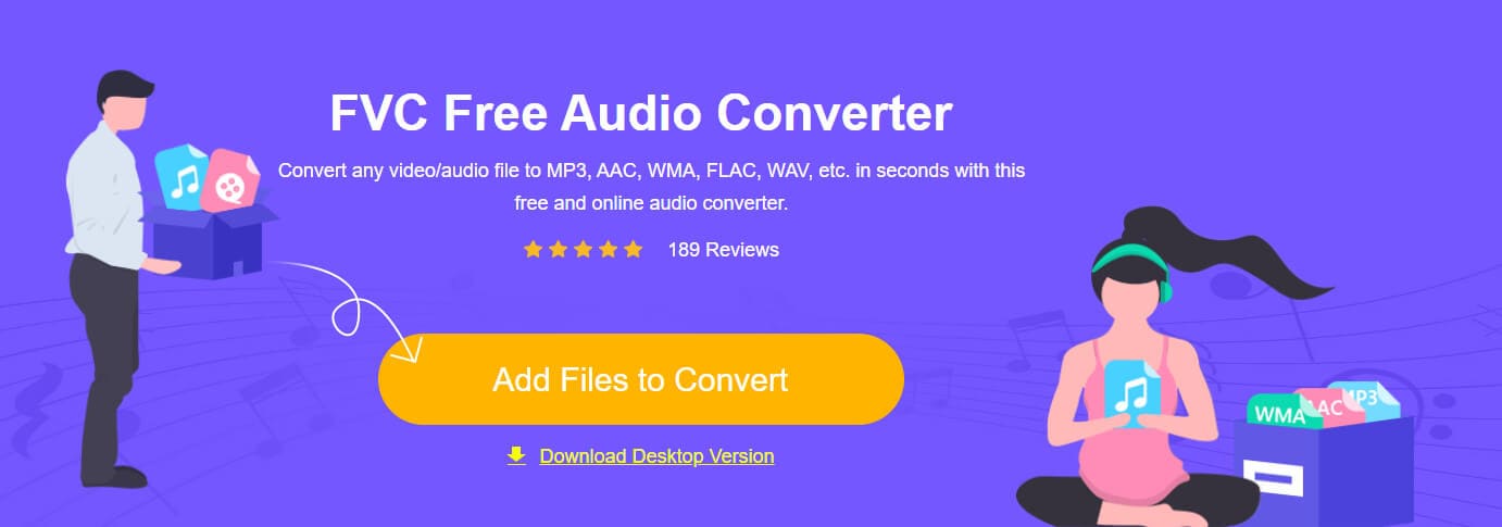 Aggiungi file audio da convertire