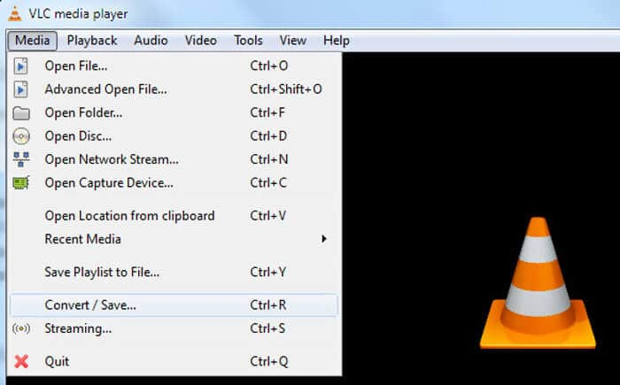 VLC Convert Сохранить