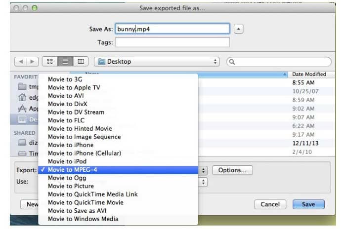 quicktime to mp4 converter