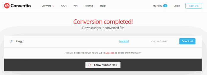 Convertio download OGG