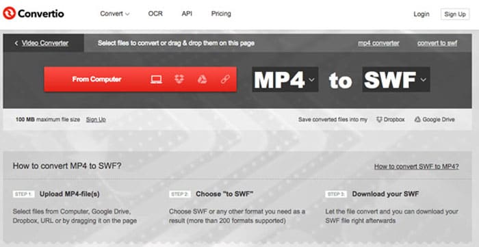 convert swf to mp4 linux