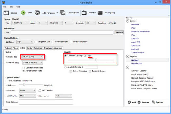 how to convert webm to mp4 handbrake