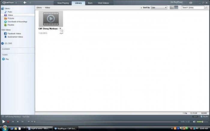 Biblioteca de Realplayer