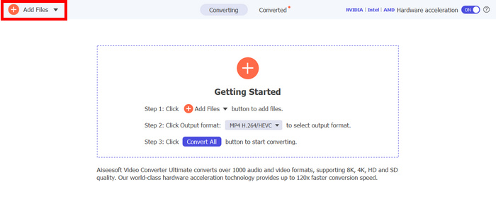 FVC चयनित Vcu फ़ाइलें जोड़ें