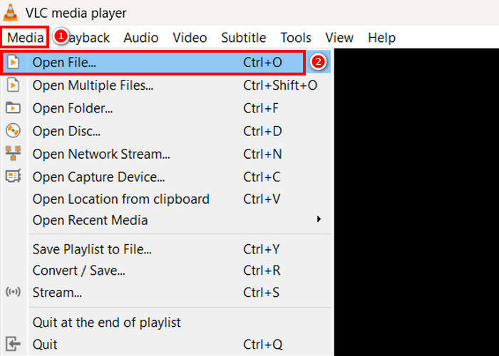 MPeg से MP4 VLC मीडिया जोड़ें