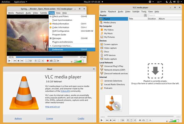 Reproductor de multimedia VLC