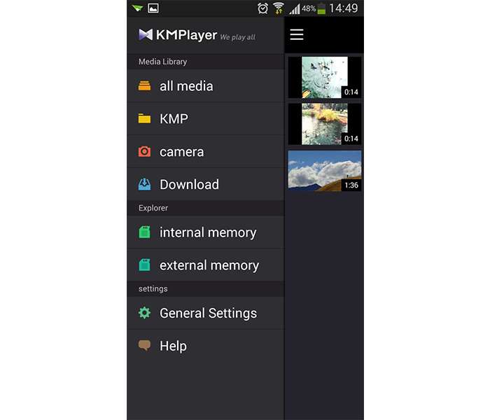 KM Player na Androida