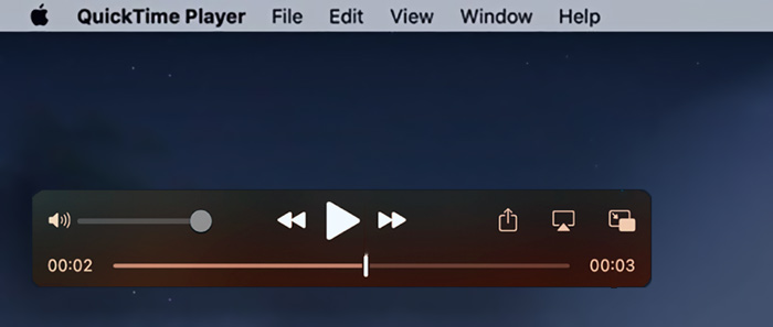 Přehrávač Quicktime přehrává mp3