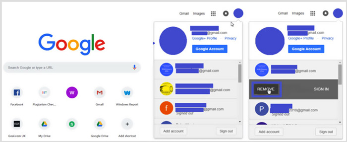 Eliminar cuenta para reproducir MP4 en Google Drive