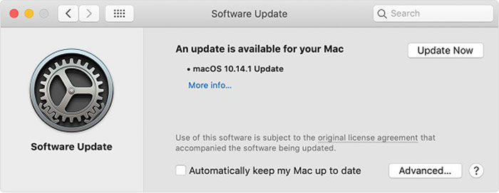 更新 Mac