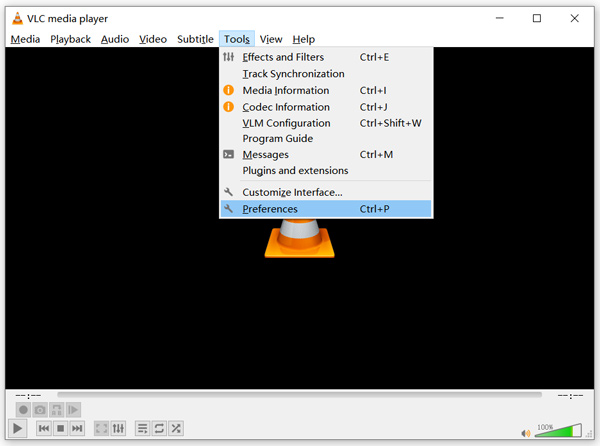 VLC 首选项