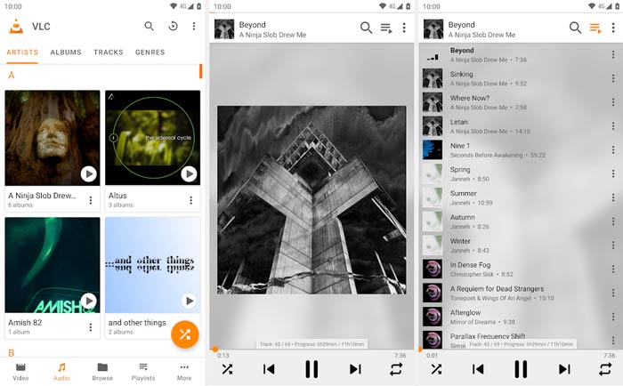 WAV Player pentru Android VLC