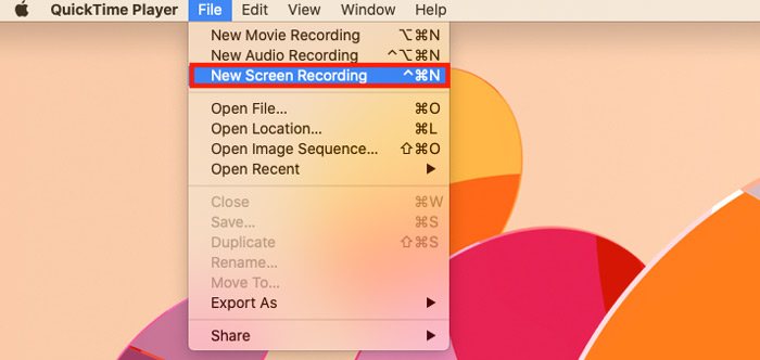 quicktime audio recording