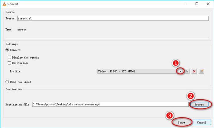 Choose Output Format