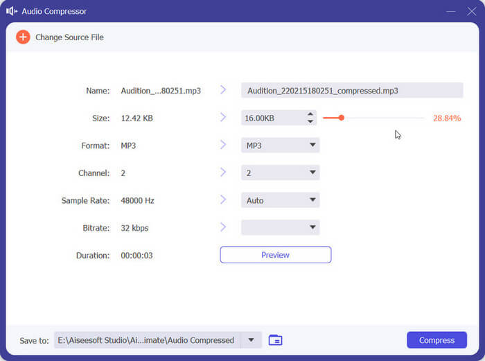 Postavite Compress