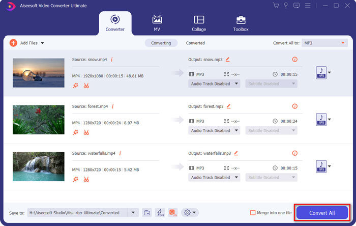 Convertir MP4 en MP3 VCU