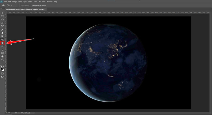 Photoshopのテキストに透かしを追加する