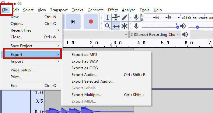 image to audio converter audacity