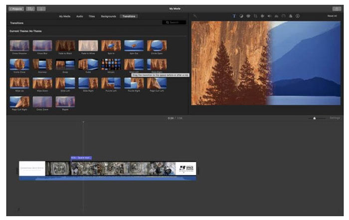 Kết hợp Imovie Video