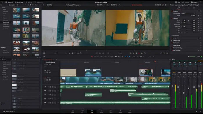 DaVinci Resolve MP4 संपादक